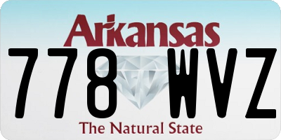 AR license plate 778WVZ