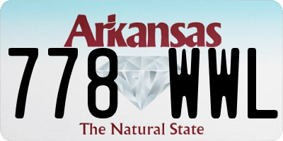 AR license plate 778WWL