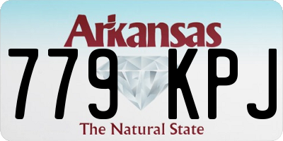 AR license plate 779KPJ