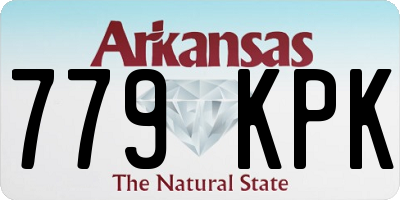 AR license plate 779KPK