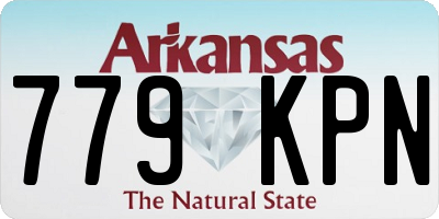 AR license plate 779KPN