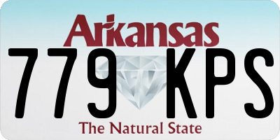 AR license plate 779KPS