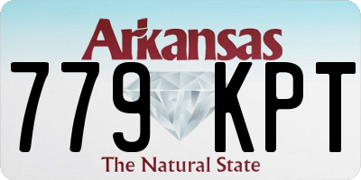 AR license plate 779KPT