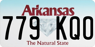 AR license plate 779KQO