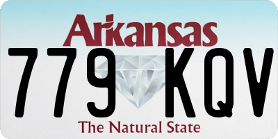 AR license plate 779KQV