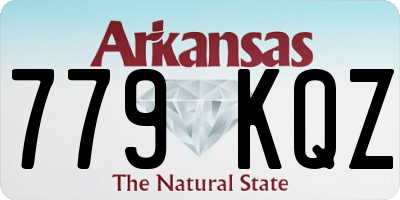 AR license plate 779KQZ
