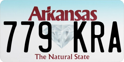 AR license plate 779KRA