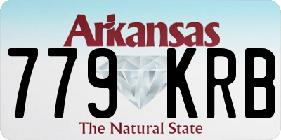 AR license plate 779KRB