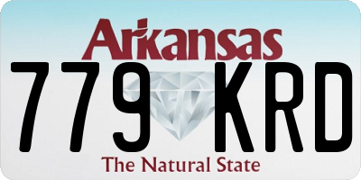 AR license plate 779KRD