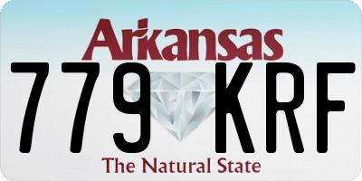 AR license plate 779KRF