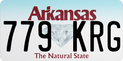 AR license plate 779KRG