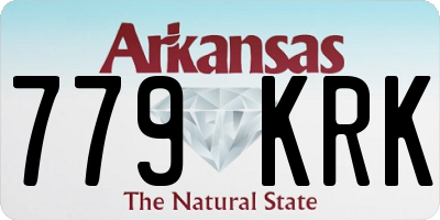 AR license plate 779KRK