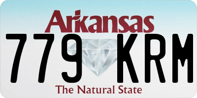 AR license plate 779KRM