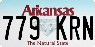 AR license plate 779KRN
