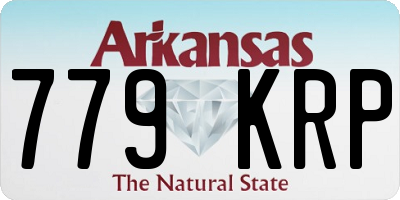 AR license plate 779KRP