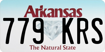 AR license plate 779KRS