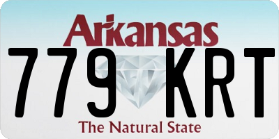AR license plate 779KRT