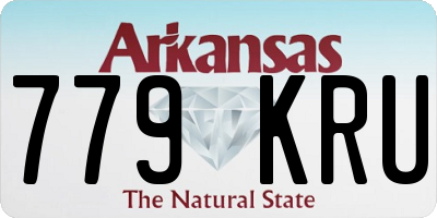 AR license plate 779KRU