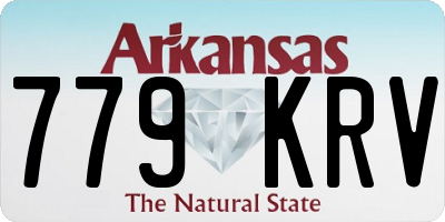 AR license plate 779KRV