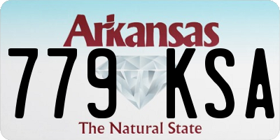 AR license plate 779KSA