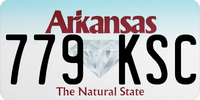AR license plate 779KSC