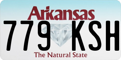 AR license plate 779KSH