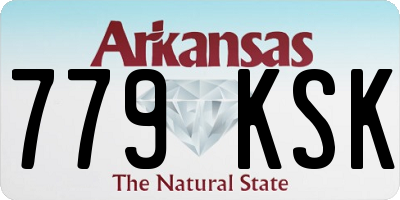 AR license plate 779KSK
