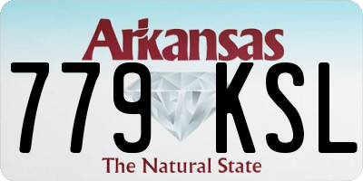 AR license plate 779KSL