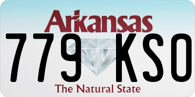AR license plate 779KSO