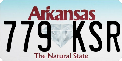 AR license plate 779KSR