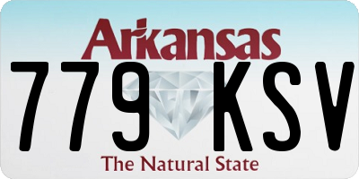 AR license plate 779KSV