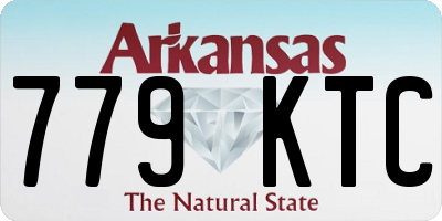 AR license plate 779KTC