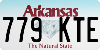 AR license plate 779KTE