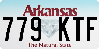 AR license plate 779KTF