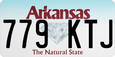 AR license plate 779KTJ
