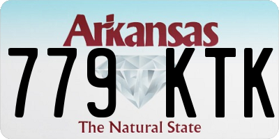 AR license plate 779KTK