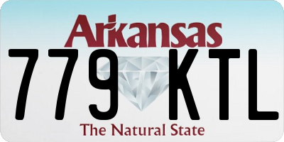 AR license plate 779KTL