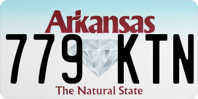 AR license plate 779KTN