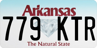 AR license plate 779KTR