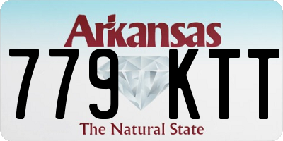 AR license plate 779KTT