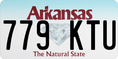 AR license plate 779KTU