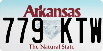 AR license plate 779KTW