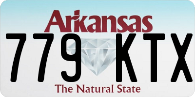 AR license plate 779KTX