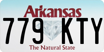 AR license plate 779KTY