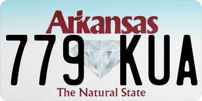 AR license plate 779KUA