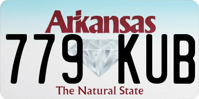 AR license plate 779KUB