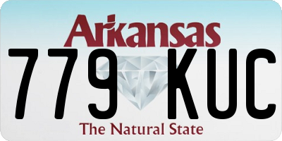 AR license plate 779KUC