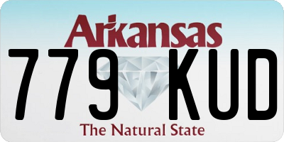 AR license plate 779KUD