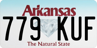 AR license plate 779KUF