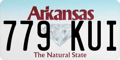 AR license plate 779KUI